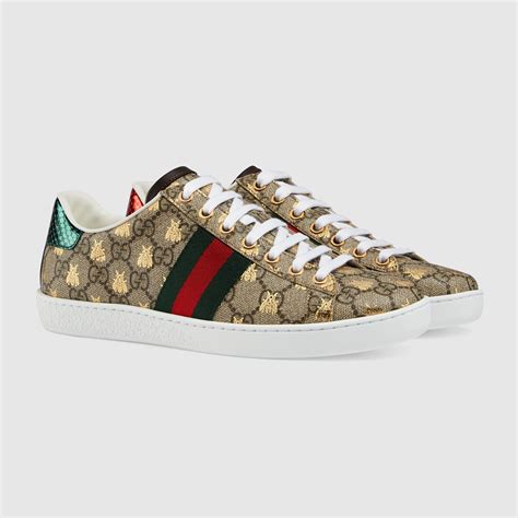 gucci bee sneakers replica|gucci new ace platform sneakers.